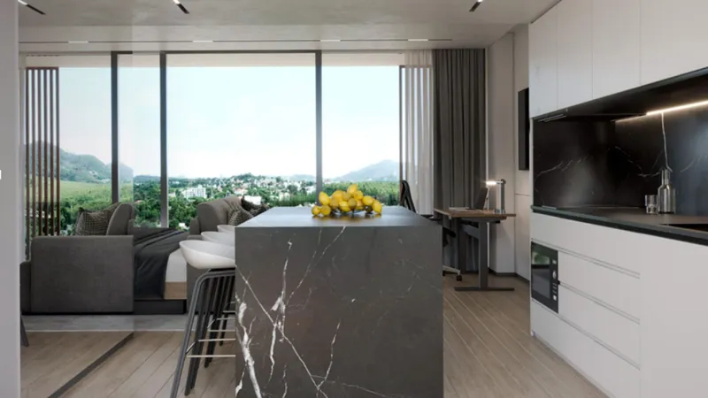 Studio 50 m² – Essence (Rawai) · kuchyně