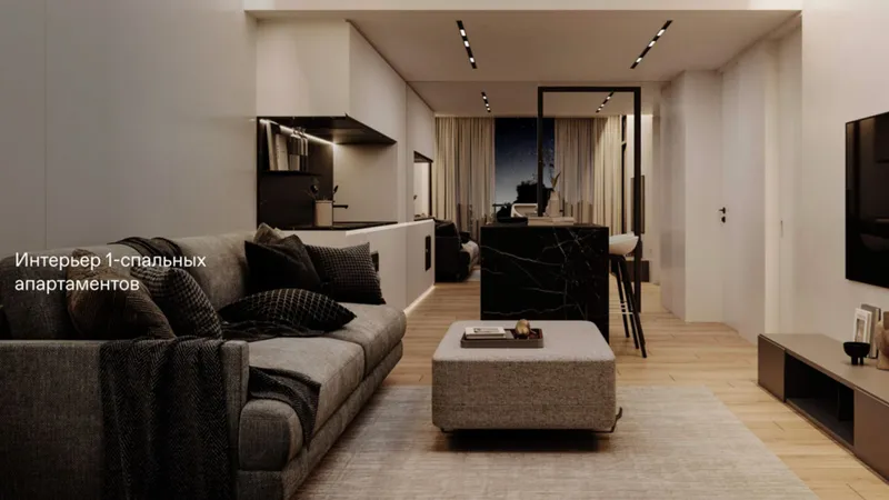Studio 50 m² – Essence (Rawai) · Vizualizace developera