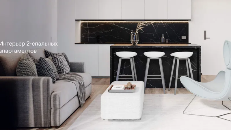 Studio 50 m² – Essence (Rawai) · Vizualizace developera