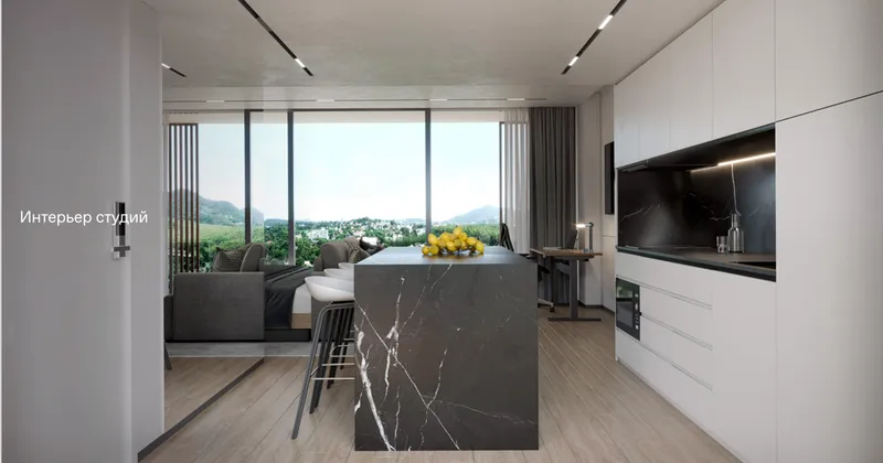 Studio 50 m² – Essence (Rawai) · interiér