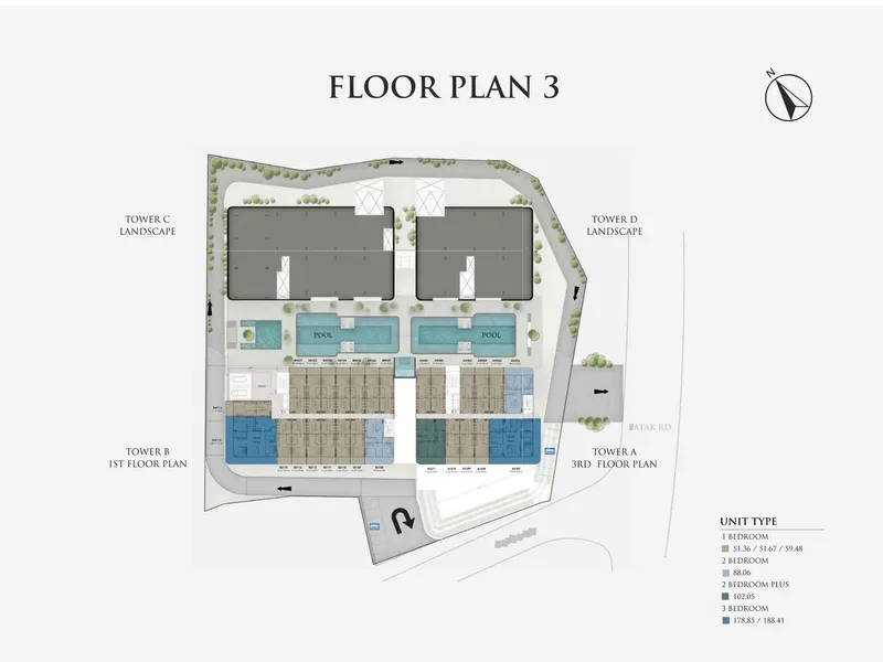 Ever Prime Residences, floor plan