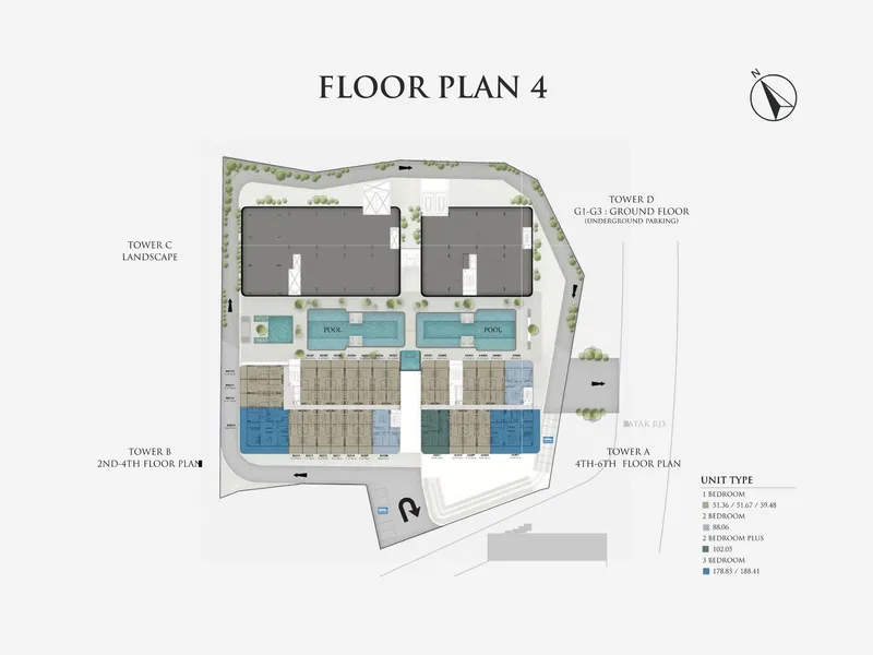 Ever Prime Residences, floor plan