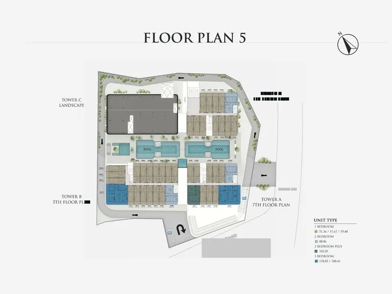 Ever Prime Residences, floor plan