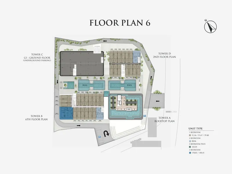 Ever Prime Residences, floor plan