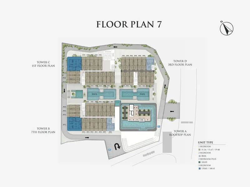 Ever Prime Residences, floor plan