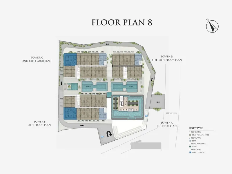 Ever Prime Residences, floor plan