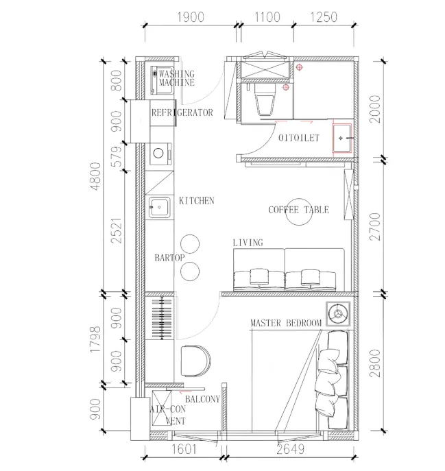 Capri Residence, floor plan