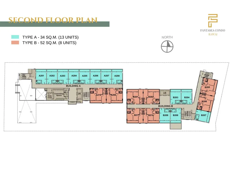 Fantasea Condo Rawai, floor plan