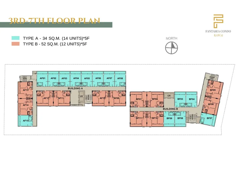 Fantasea Condo Rawai, floor plan