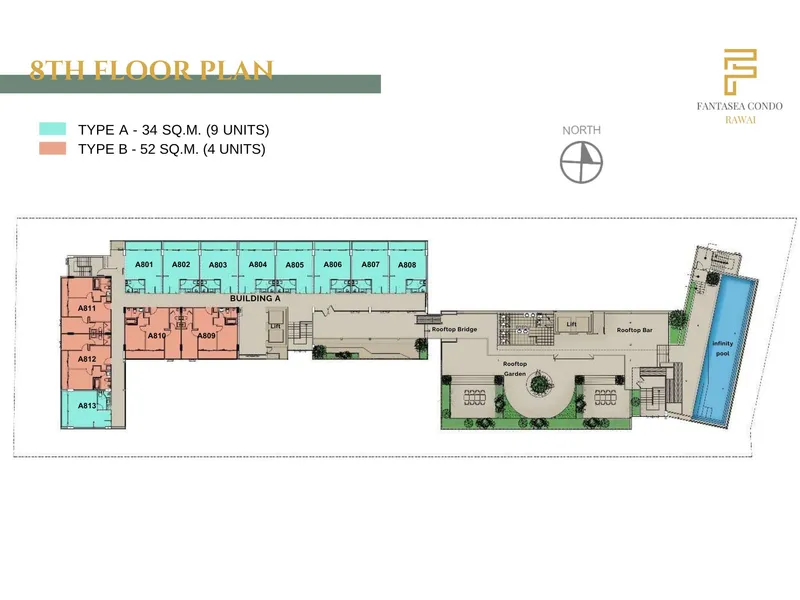 Fantasea Condo Rawai, floor plan