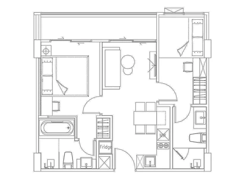 Fantasea Condo Rawai, floor plan
