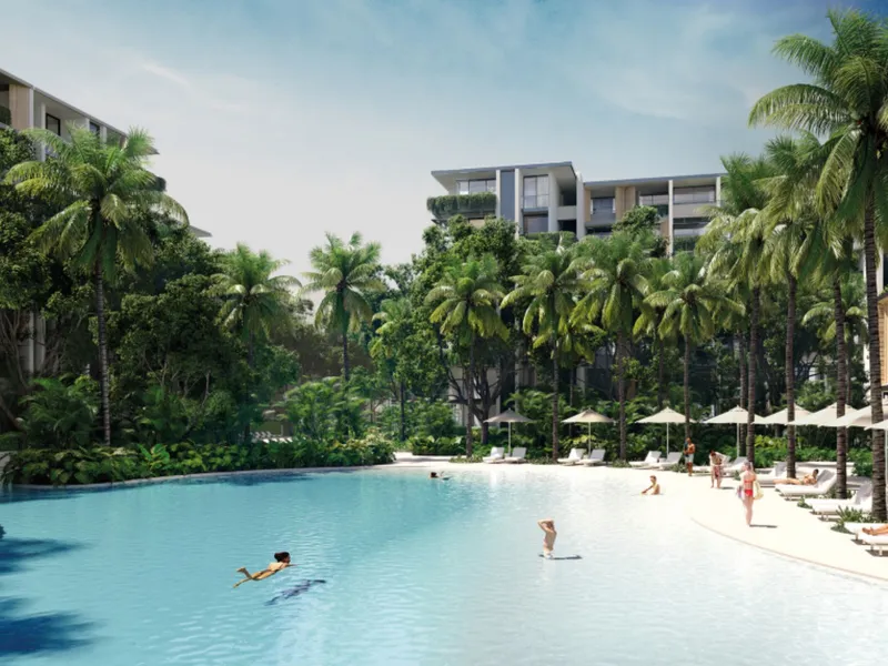 Apartment 1-bedroom 50 sqm in Gardens of Eden (Layan) · pool