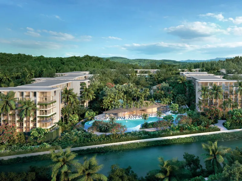 Apartment 1-bedroom 50 sqm in Gardens of Eden (Layan) · aerial view