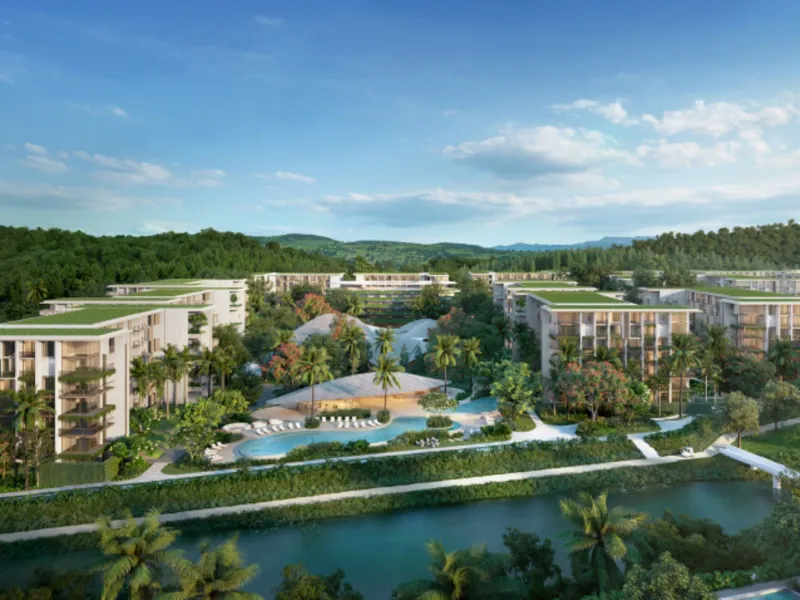 Apartment 1-bedroom 50 sqm in Gardens of Eden (Layan) · Developer render
