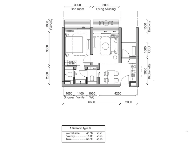 Gardens of Eden, floor plan
