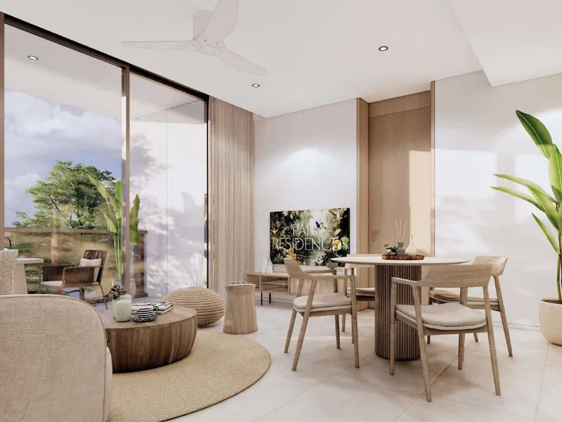 Apartment 1-bedroom 50 sqm in Gardens of Eden (Layan) · living room