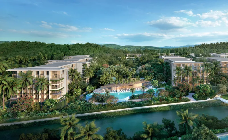 Apartment 1-bedroom 50 sqm in Gardens of Eden (Layan) · Developer render