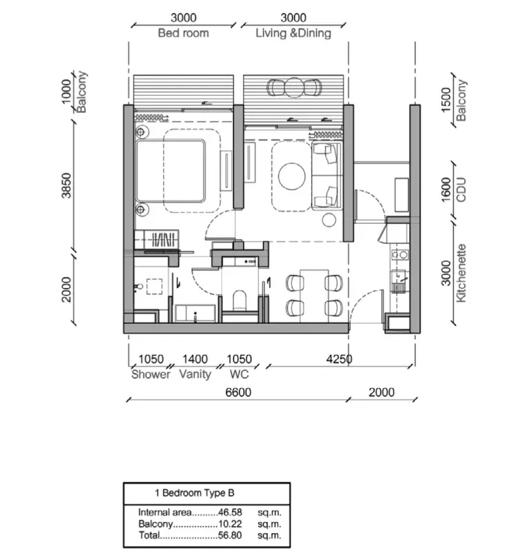 Gardens of Eden, floor plan