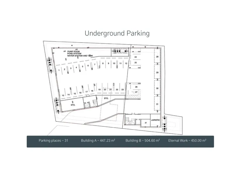 Studio 34 sqm in Harmony (Rawai) · Development floor plan