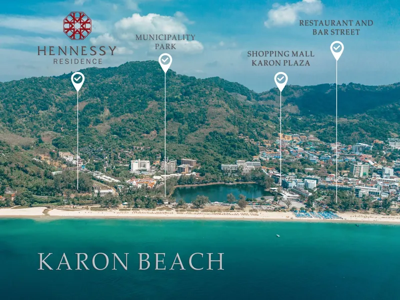 Apartment 1-bedroom 47 sqm in Hennessy Residence (Karon) · Development floor plan