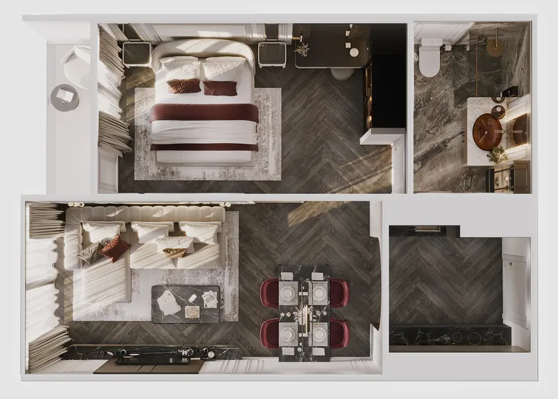 Hennessy Residence, floor plan