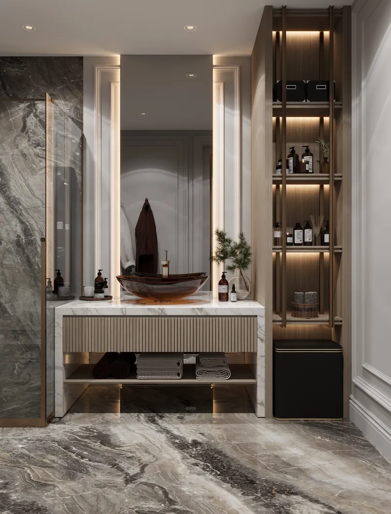 Hennessy Residence, bathroom