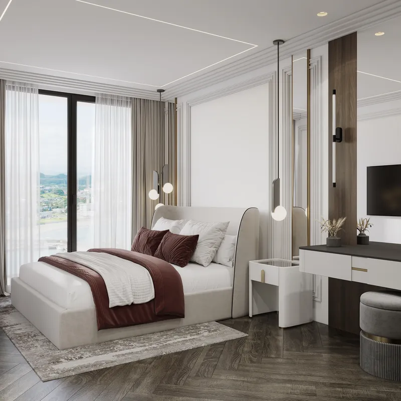 Hennessy Residence, bedroom