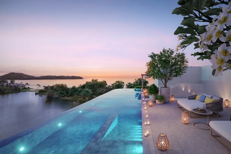 Apartamento de 1 dormitorio 75 m² en Laguna Bayside (Bang Tao) · Imagen digital de la promotora