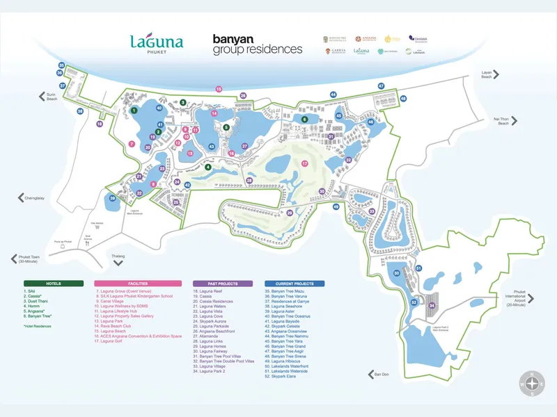Apartament 1 sypialnia 67 m² – Bellaguna Golf Residences Hibiscus (Bang Tao) · Plan inwestycji