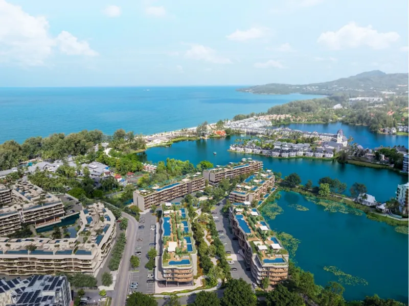 Bellaguna Lake Residences Lotus, vista dall'alto