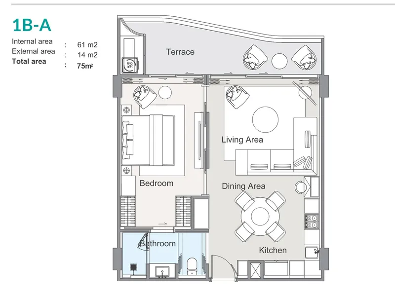 Bellaguna Lake Residences Lotus, planimetria
