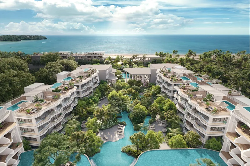 Wohnung mit 2 Schlafzimmern 115 m² im Projekt Garrya Residences (Bang Tao) · Visualisierung des Bauträgers