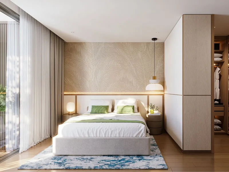Apartment 1-bedroom 56 sqm in Laguna Lakeside 2 (Bang Tao) · bedroom
