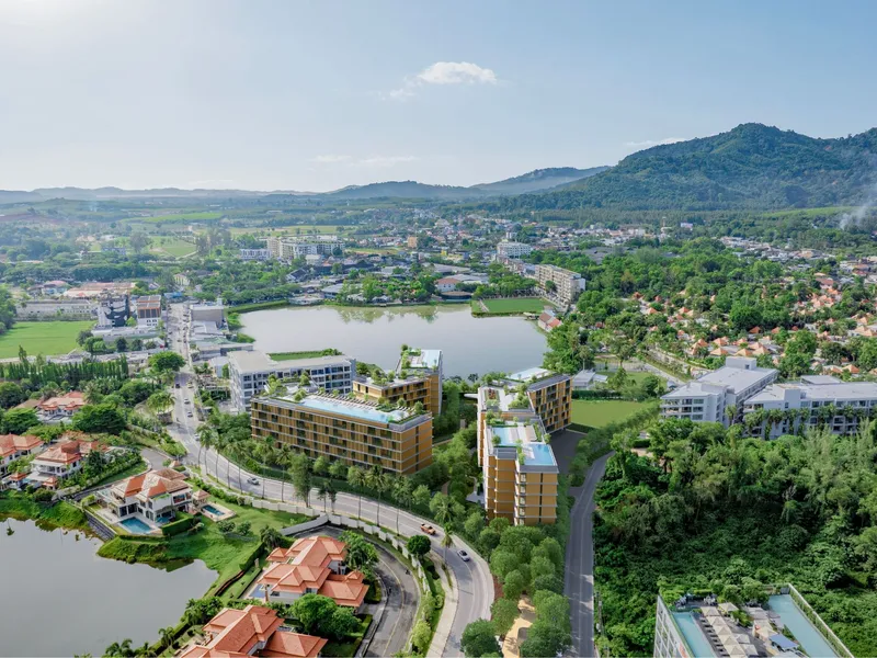 Apartment 1-bedroom 56 sqm in Laguna Lakeside 2 (Bang Tao) · Development floor plan