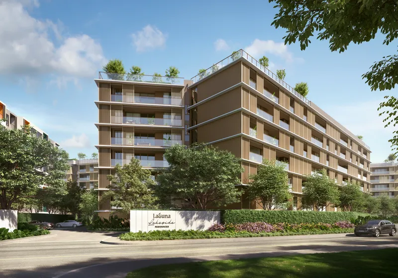 Apartment 1-bedroom 56 sqm in Laguna Lakeside 2 (Bang Tao) · Developer render