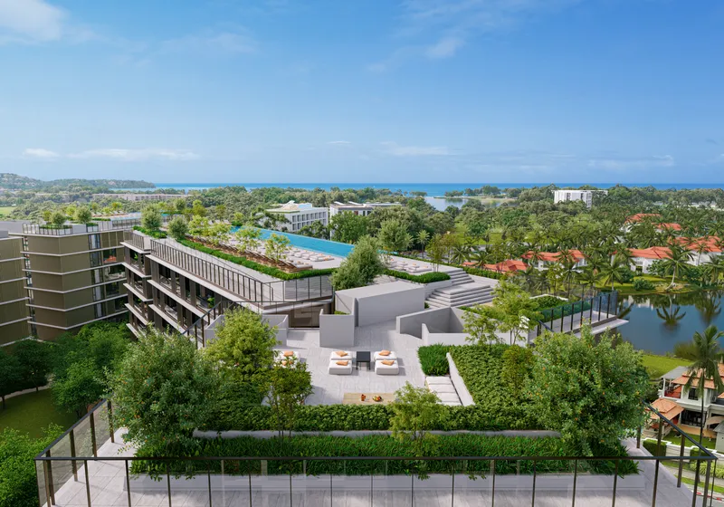 Apartment 1-bedroom 56 sqm in Laguna Lakeside 2 (Bang Tao) · Developer render