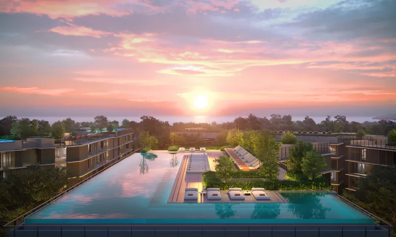 Apartment 1-bedroom 56 sqm in Laguna Lakeside 2 (Bang Tao) · pool