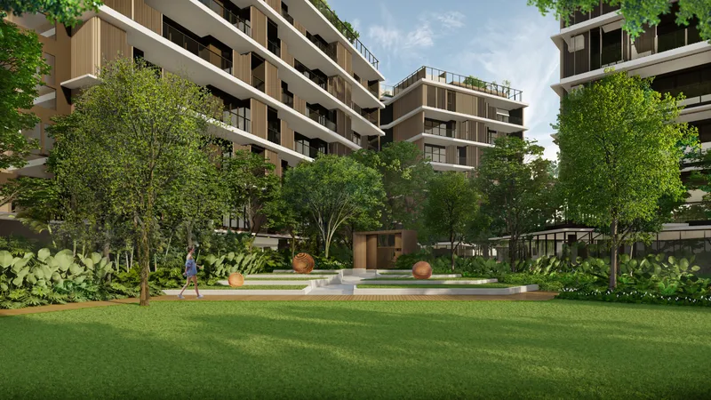 Apartment 1-bedroom 56 sqm in Laguna Lakeside 2 (Bang Tao) · garden