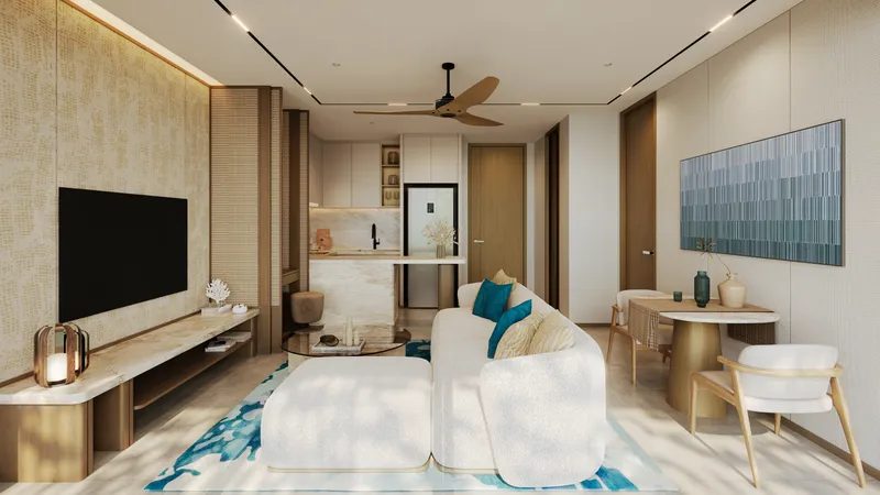 Apartment 1-bedroom 56 sqm in Laguna Lakeside 2 (Bang Tao) · bedroom