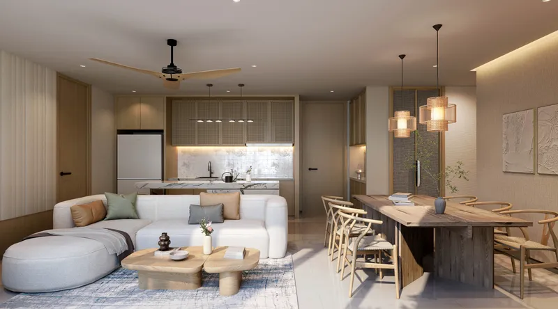 Apartment 1-bedroom 56 sqm in Laguna Lakeside 2 (Bang Tao) · bedroom