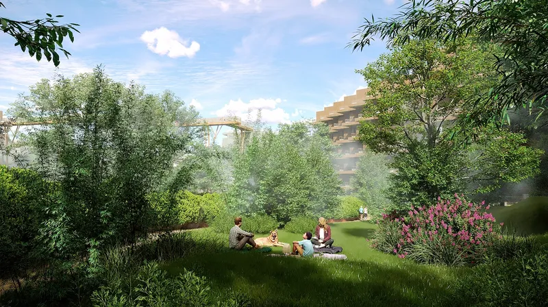 Appartamento con 3 camere da letto 131 m² a Laguna Lakelands Waterside Lakeview Residences (Bang Tao) · Rendering del promotore
