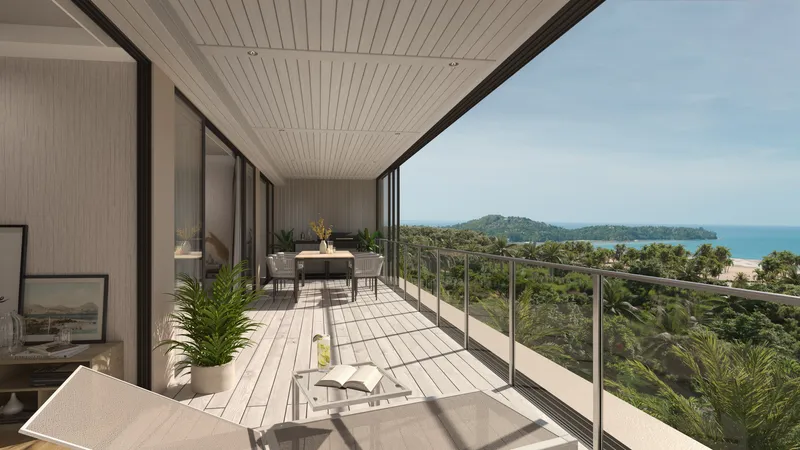 Apartamento de 3 dormitorios 131 m² en Laguna Seaside (Bang Tao) · Imagen digital de la promotora