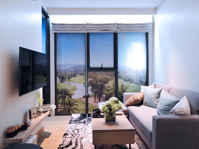Studio 29 sqm in Laguna Skypark Celeste (Bang Tao) · living room