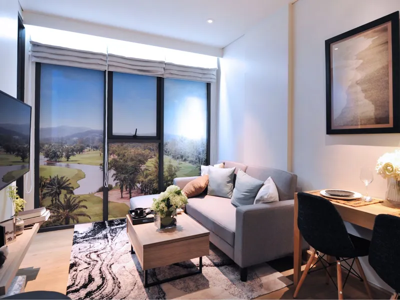 Studio 29 sqm in Laguna Skypark Celeste (Bang Tao) · living room