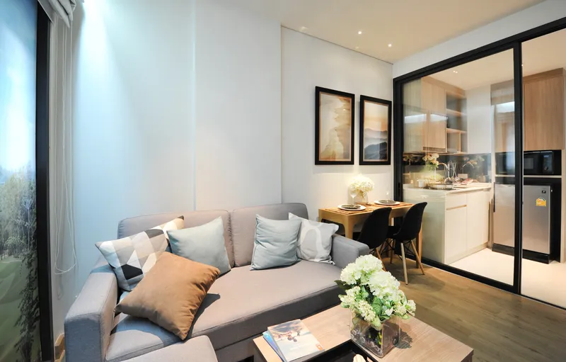 Studio 29 sqm in Laguna Skypark Celeste (Bang Tao) · living room