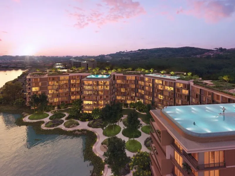 Wohnung mit 1 Schlafzimmer 54 m² im Projekt Laguna Skypark Elara (Bang Tao) · Außenansicht