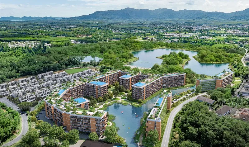 Wohnung mit 1 Schlafzimmer 54 m² im Projekt Laguna Skypark Elara (Bang Tao) · Visualisierung des Bauträgers