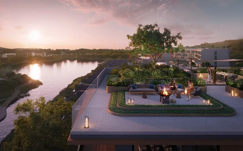 Wohnung mit 1 Schlafzimmer 54 m² im Projekt Laguna Skypark Elara (Bang Tao) · Visualisierung des Bauträgers