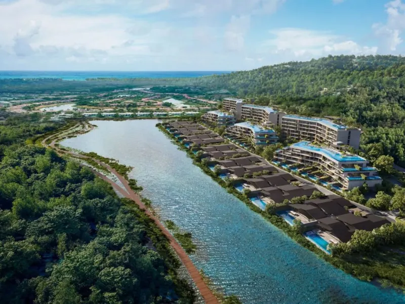 Laguna Lakelands Lakeview Residences, aerial view