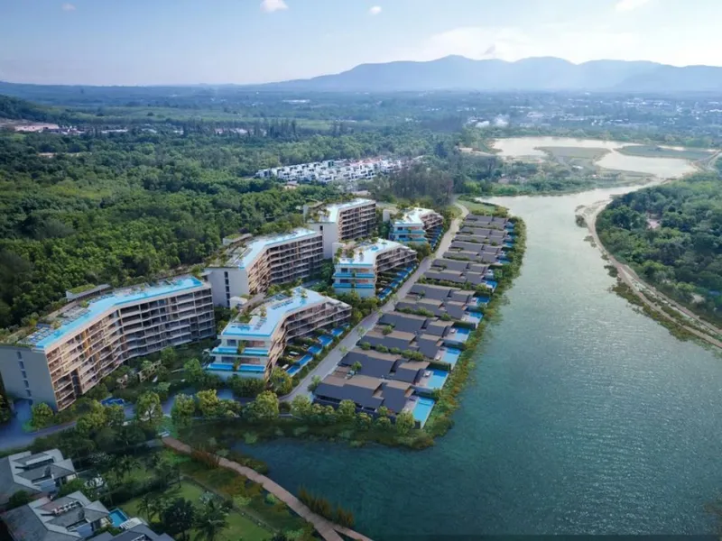 Laguna Lakelands Lakeview Residences, aerial view